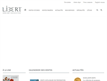 Tablet Screenshot of damienlibert.com